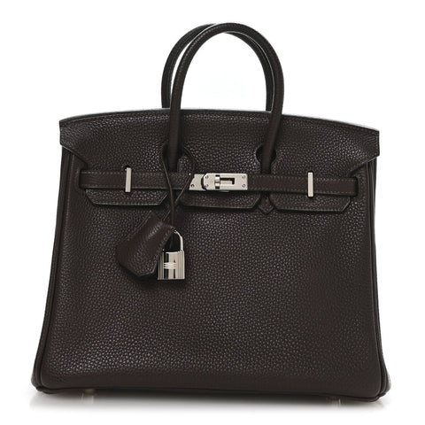 Togo Birkin 25 Chocolate