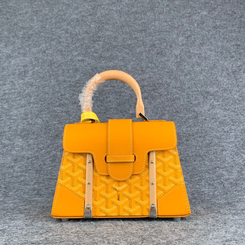 Goyard Saïgon Structure Mini Bag 'Yellow'.