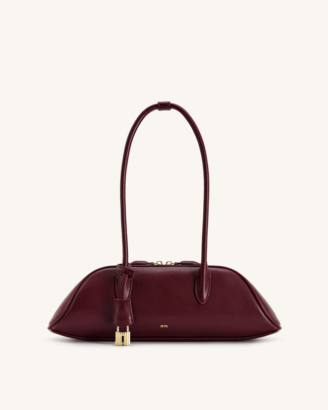 Zora Shoulder Bag - Deep Claret Hover Image