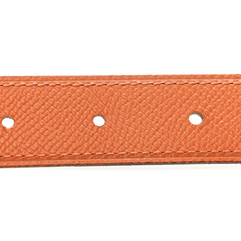Swift Epsom 24mm Constance H Belt 65 Black Orange