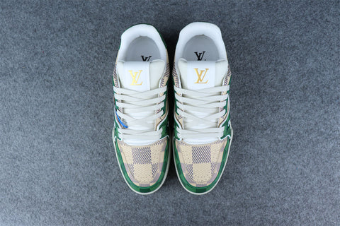 LV Trainer Damier 'White Green'