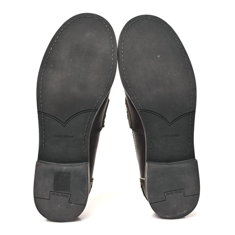 Spazzolato Penny Loafer 39 Ebony