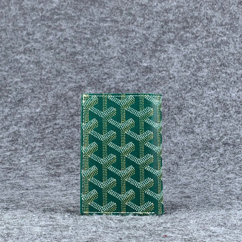 Goyard Canvas Saint Marc Card Wallet 'Green'
