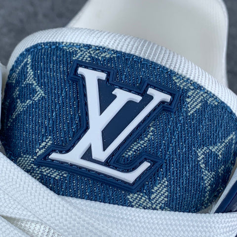 LV Trainer Monogram Denim 'White Blue'