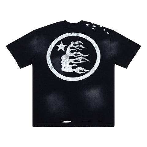 Hellstar I ❤ NY Tribal Distressed Black Tee