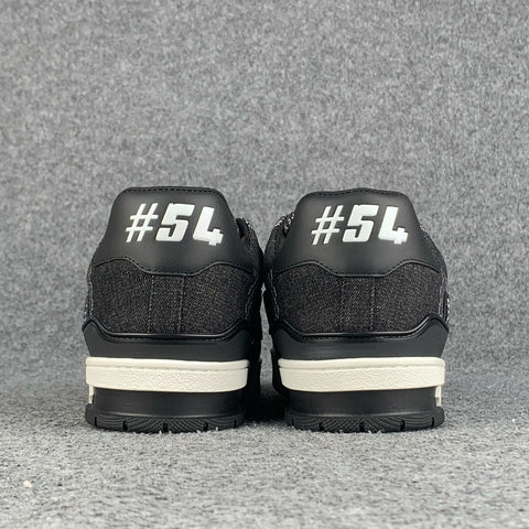 LV Trainer “Black Damier 3D Denim”