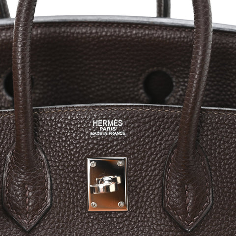 Togo Birkin 25 Chocolate