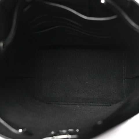 Calfskin Nano Lockme Bucket Black