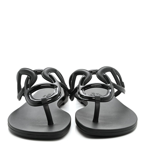 Rubber Womens Egerie Sandals 36 Black