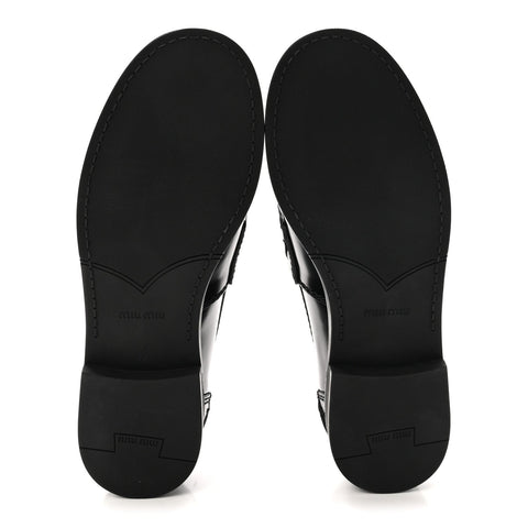 Spazzolato Penny Loafers 37 Black