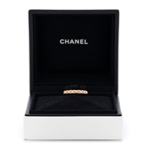 18K Beige Gold Mini Coco Crush Ring 57 8