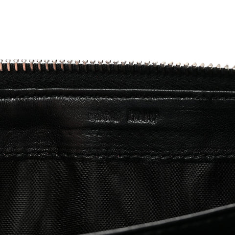 Patent Bow Flap Wallet Green Black