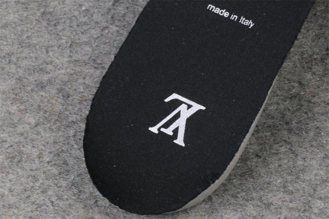 LV Trainer Low 'Velcro Strap - Black Monogram Denim'
