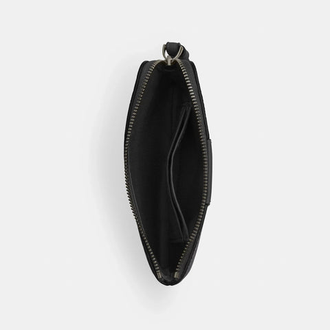 Coach Outlet Corner Zip Wristlet In Signature Canvas With Stripe