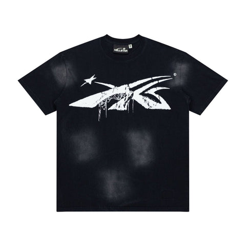 Hellstar Grunge Claw Star Drip Vintage Washed Tee