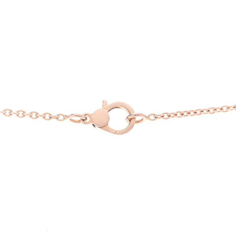 18K Rose Gold Green Sapphire Finesse Pendant Necklace