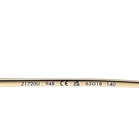 Metal LV Charm Cat Eye Sunglasses Z1720U Gold