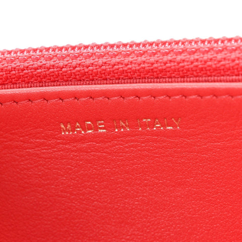 Caviar Quilted Boy Wallet On Chain WOC Red