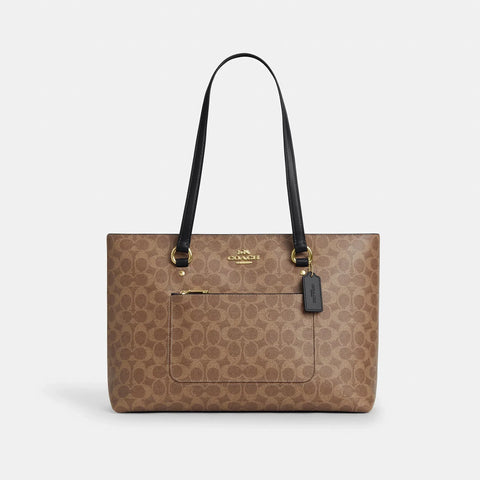 Coach Outlet Station Tote Bag In Signature Canvas