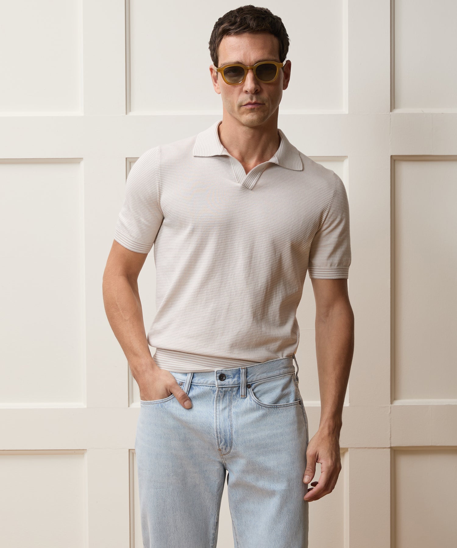Italian Cotton Montauk Sweater Polo
