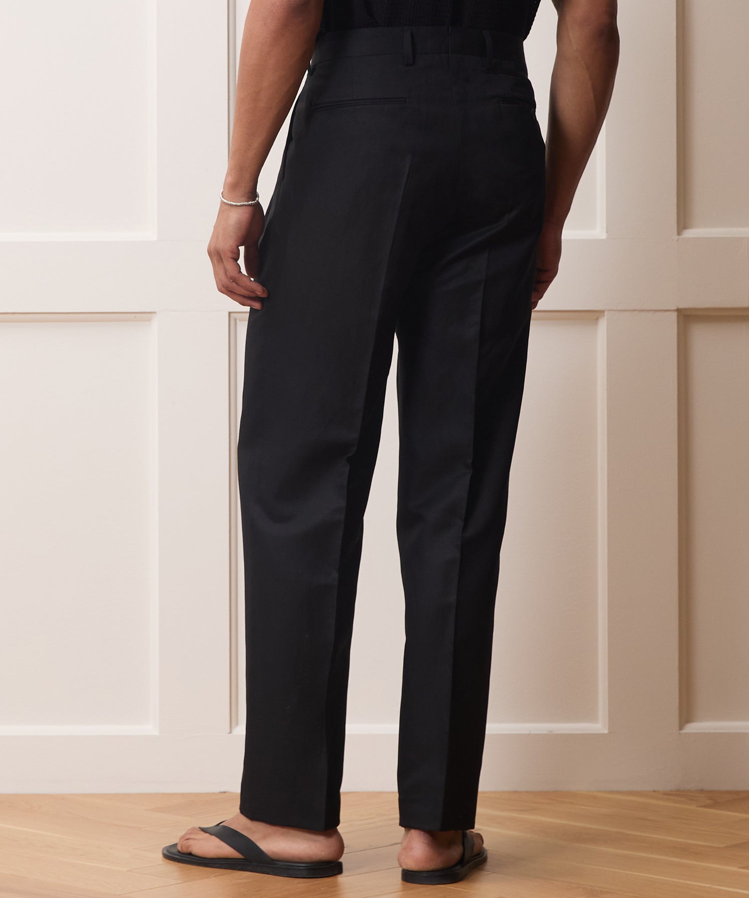 Italian Linen-Silk Wythe Trouser