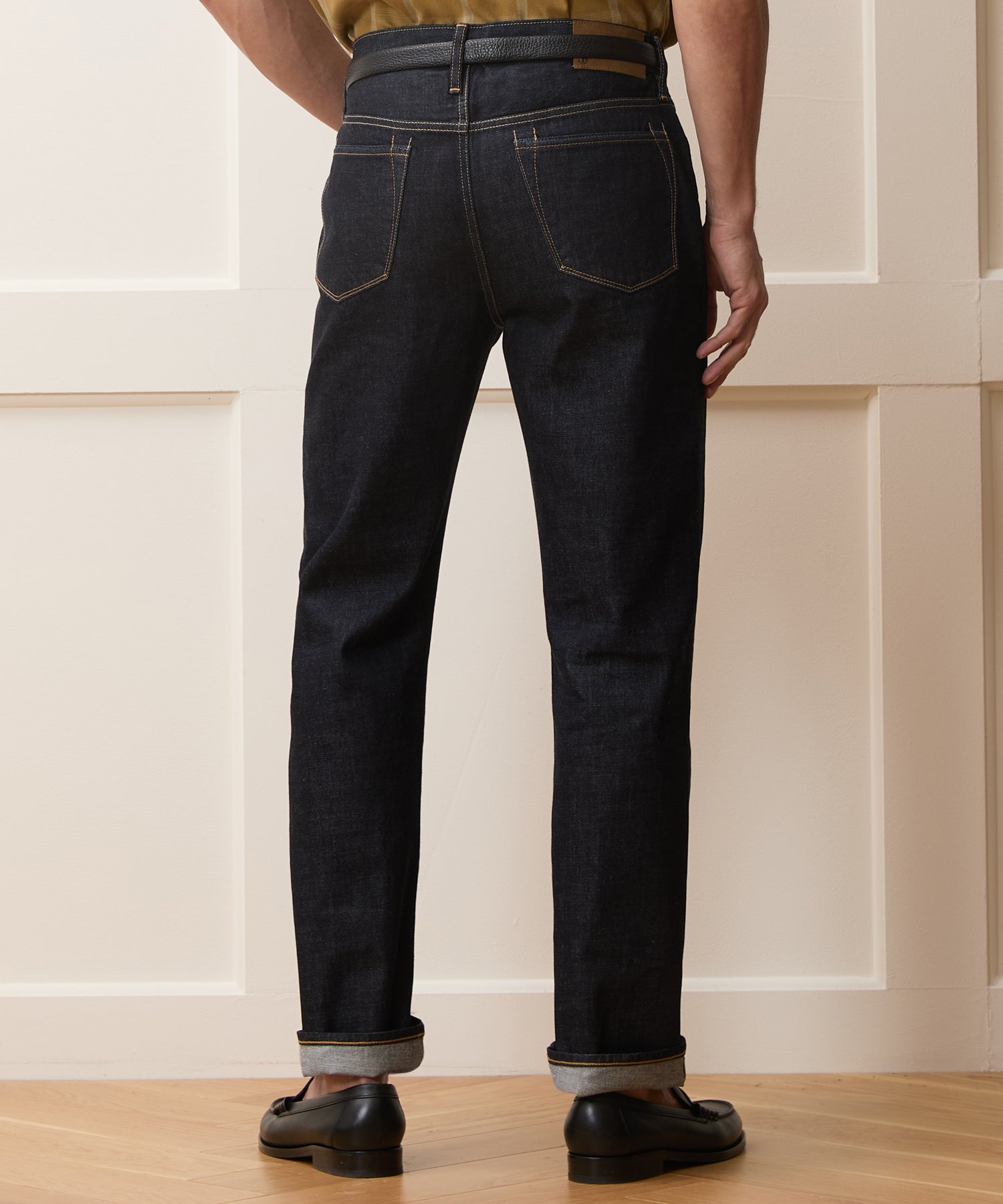 Straight Fit Summerweight Jean in Rinsed Indigo
