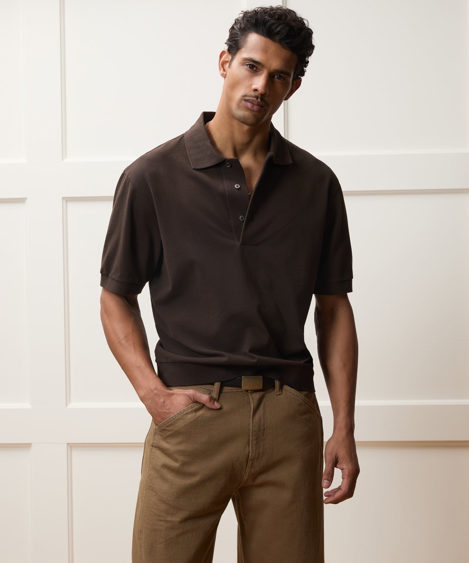 Relaxed Pique Polo