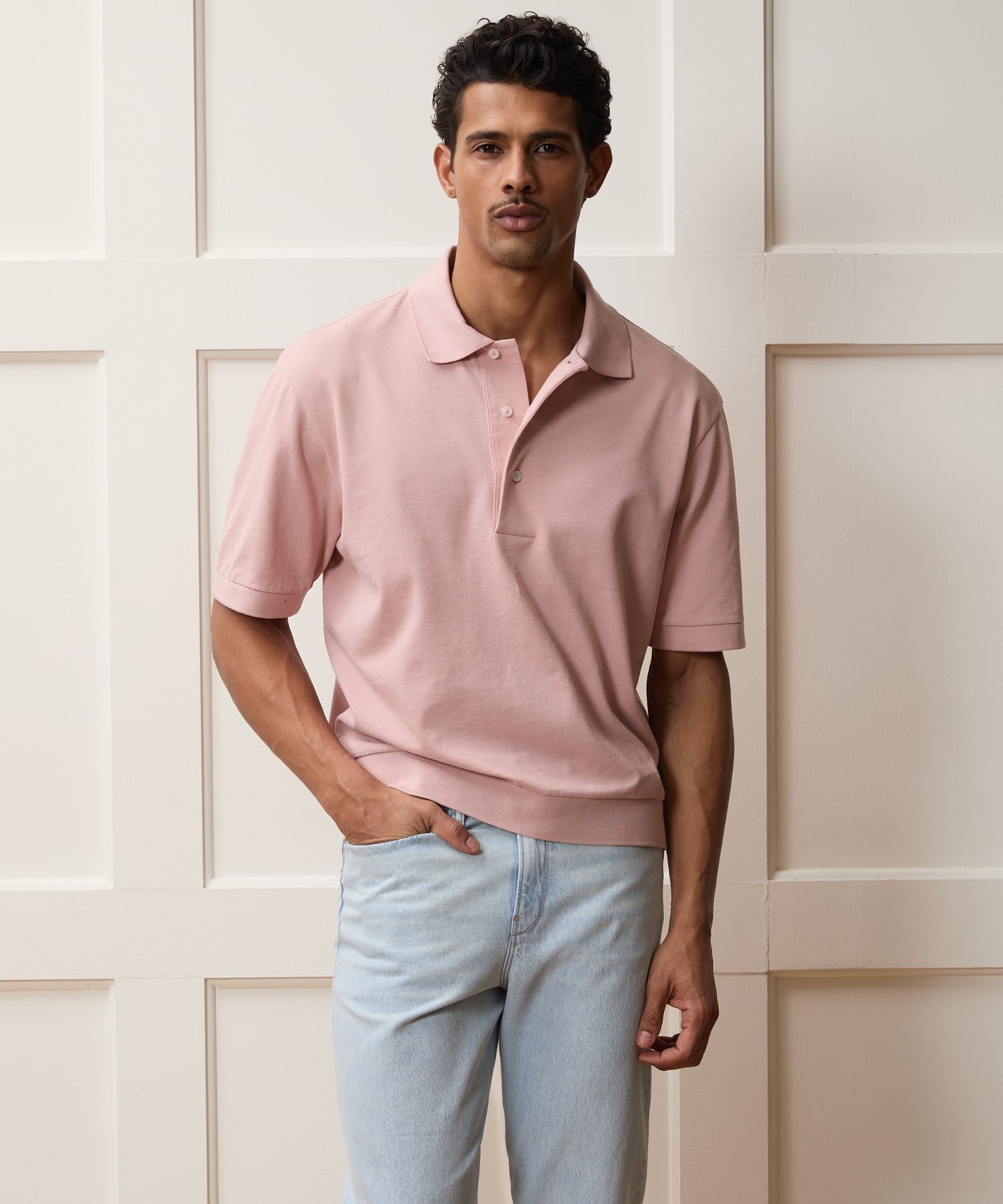 Relaxed Pique Polo