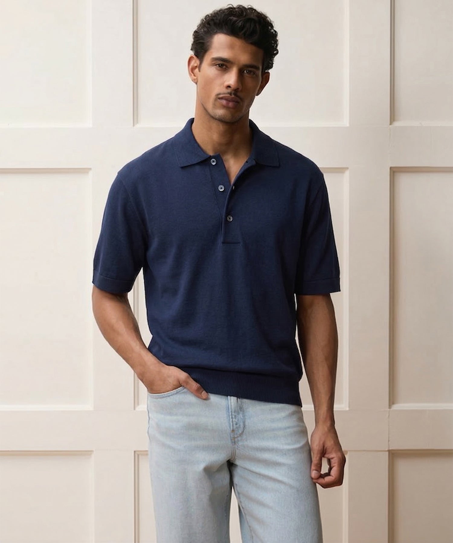 Relaxed Pique Polo
