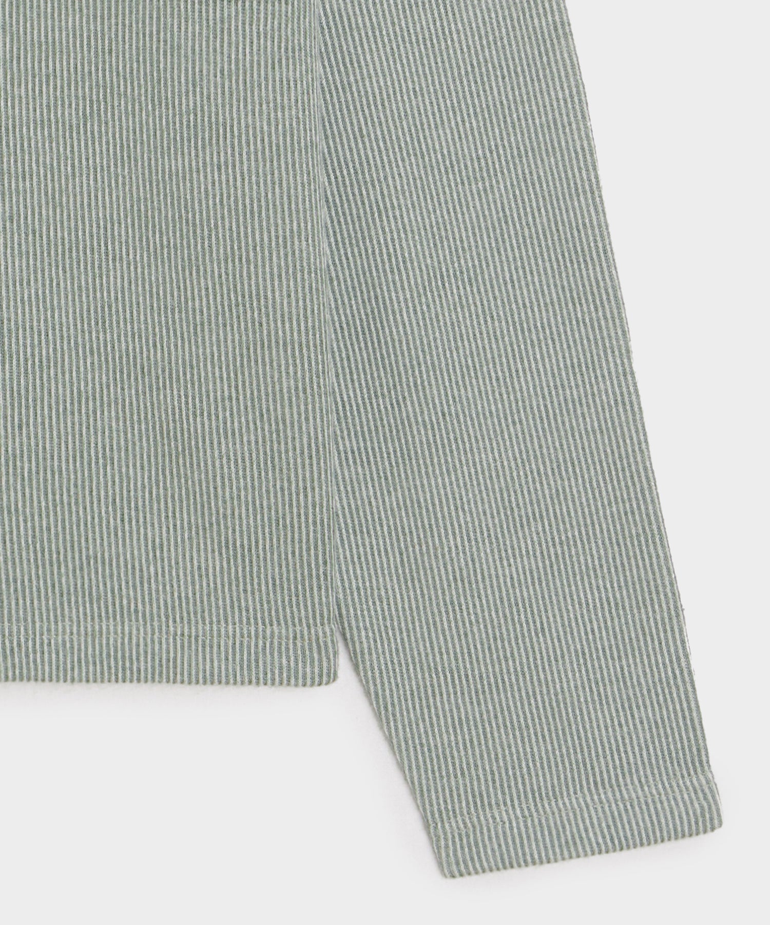 Striped Quarter-Zip Polo
