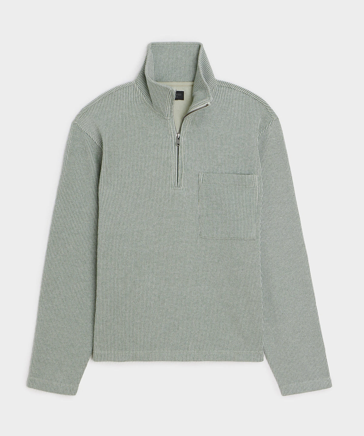 Striped Quarter-Zip Polo