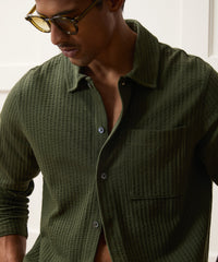 Knit Seersucker Shirt