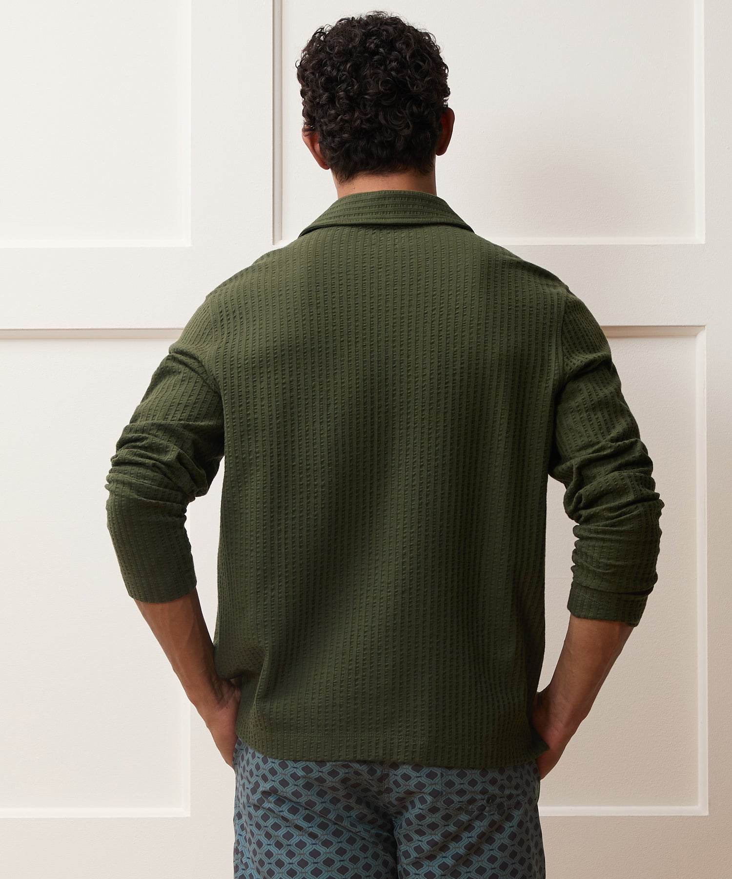 Knit Seersucker Shirt