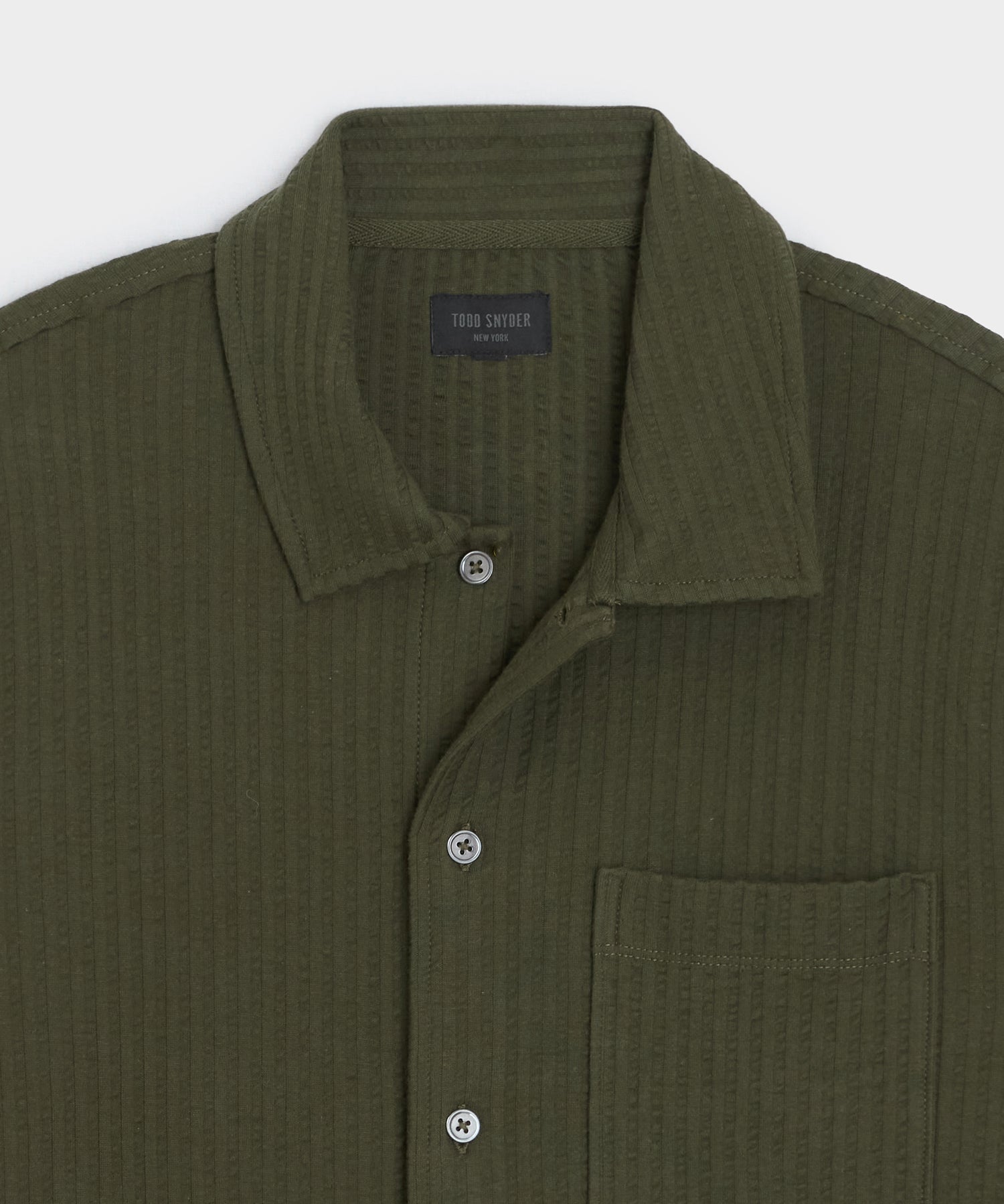 Knit Seersucker Shirt