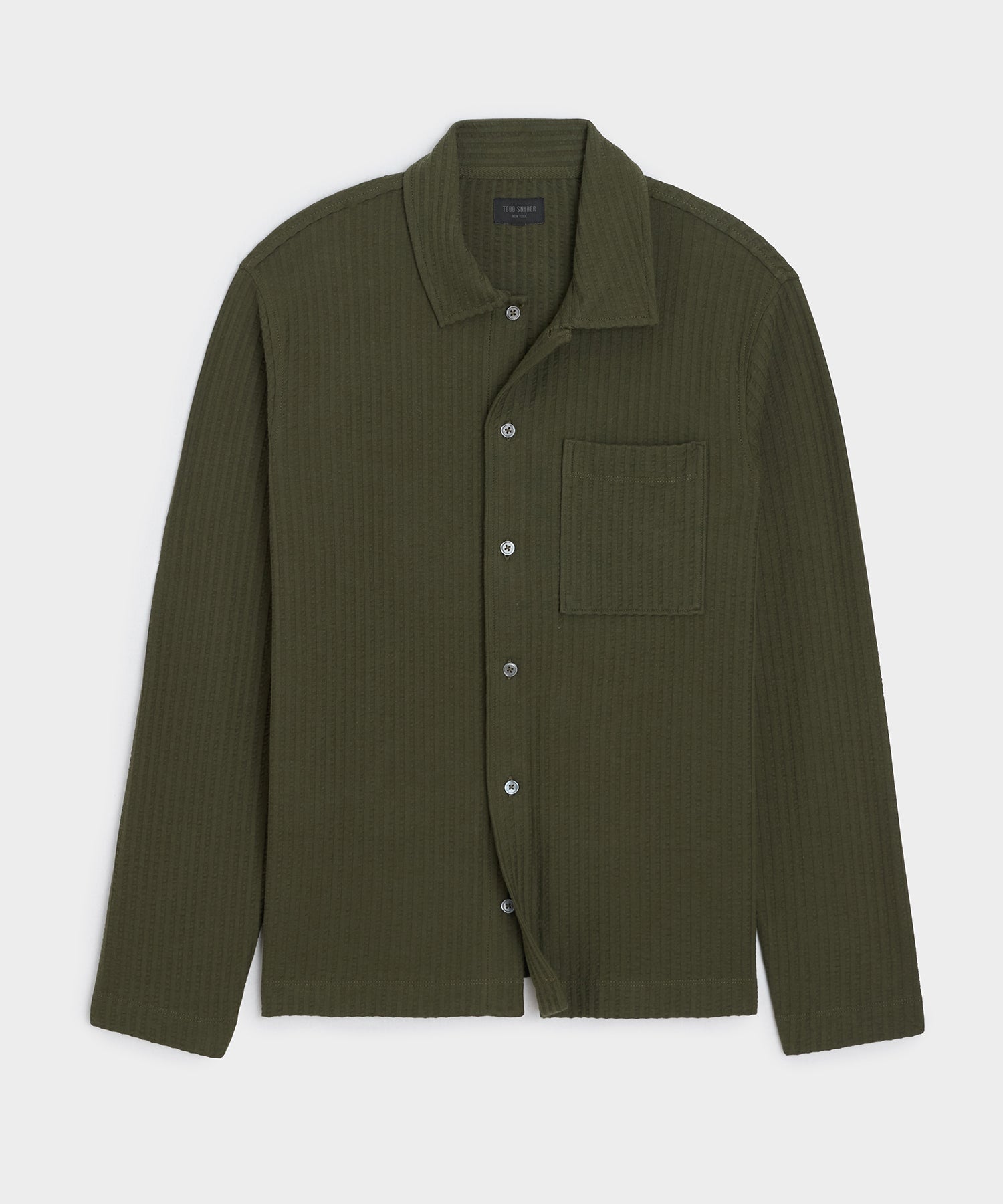 Knit Seersucker Shirt