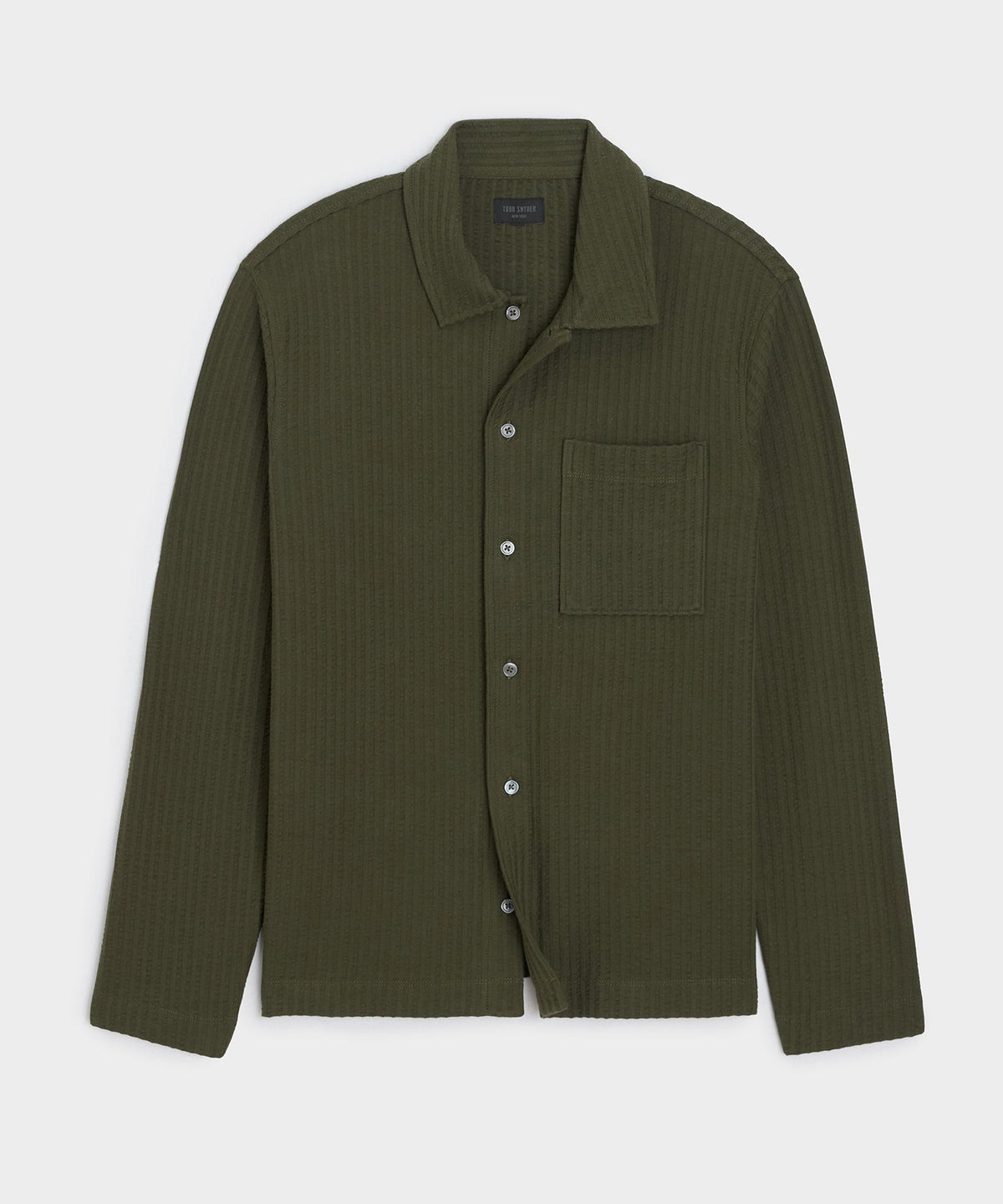 Knit Seersucker Shirt
