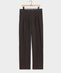 Italian Linen Herringbone Wythe Trouser