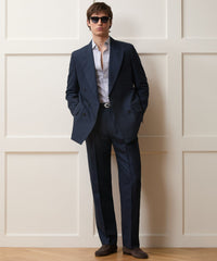 Italian Linen-Cotton Pinstripe Wythe Trouser