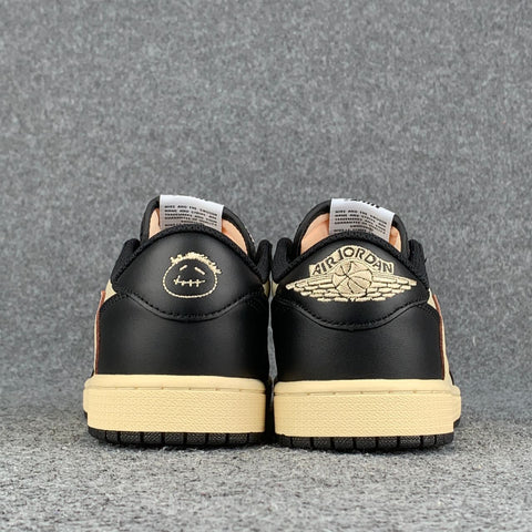 Custom Travis Scott x Air Jordan 1 Retro Low OG SP 'Pale Vanilla'