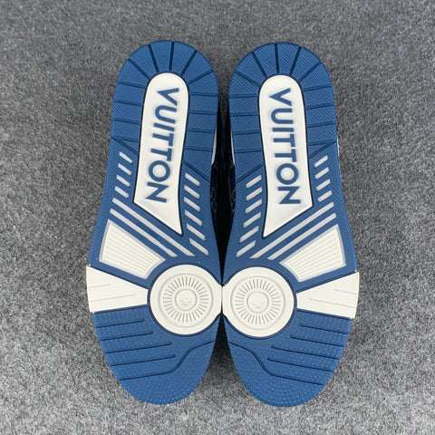 LV Trainer Monogram Denim 'White Blue'