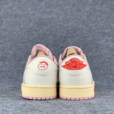 Travis Scott x Air Jordan 1 Low OG SP 'Sail Shy Pink'