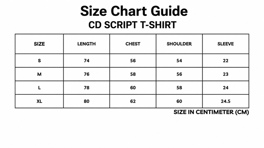 CD Script T-shirt