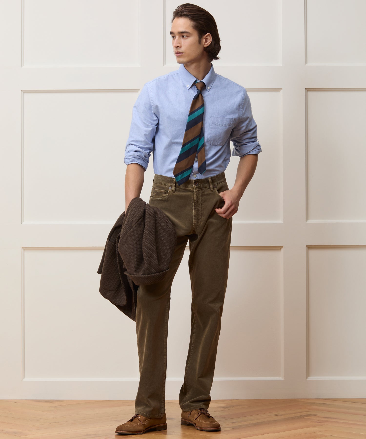 Japanese Selvedge Oxford Button-Down Collar Shirt