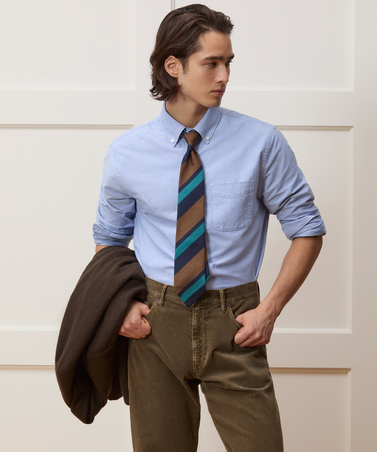 Japanese Selvedge Oxford Button-Down Collar Shirt
