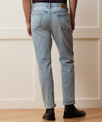 High-Rise Slim Stretch Jean in Light Indigo
