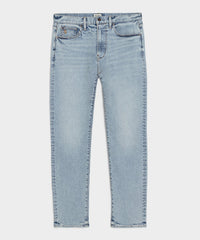 High-Rise Slim Stretch Jean in Light Indigo