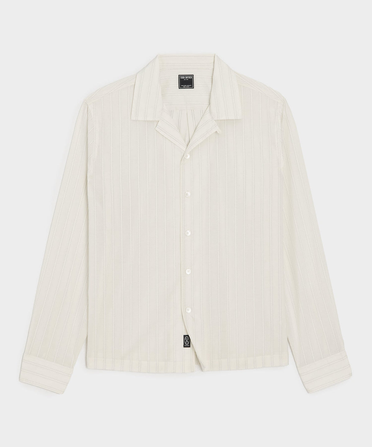 Brushed Poplin Camp Collar Shirt
