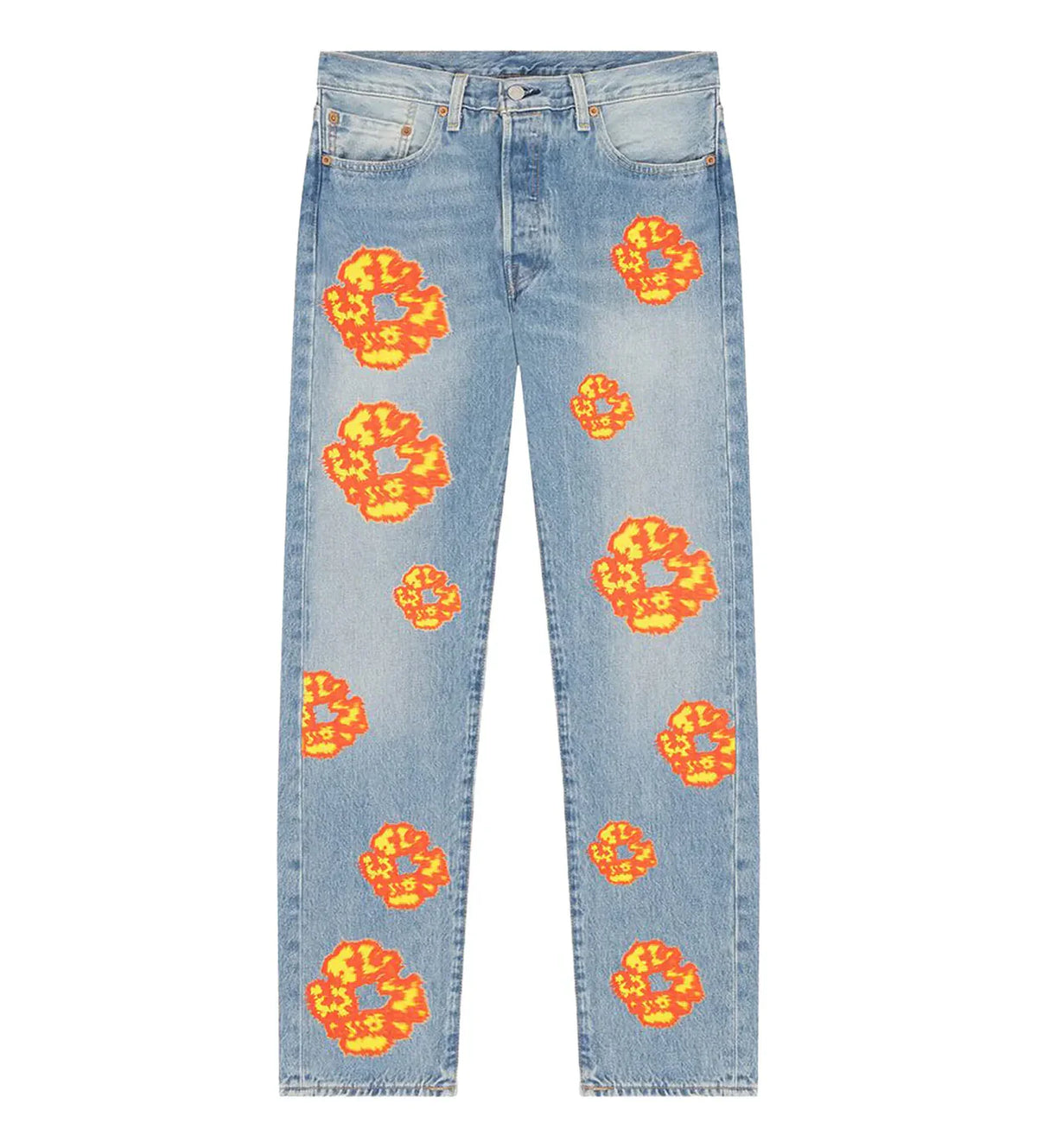 Denim Tears "Offset Tears" Light Wash Denim Jeans