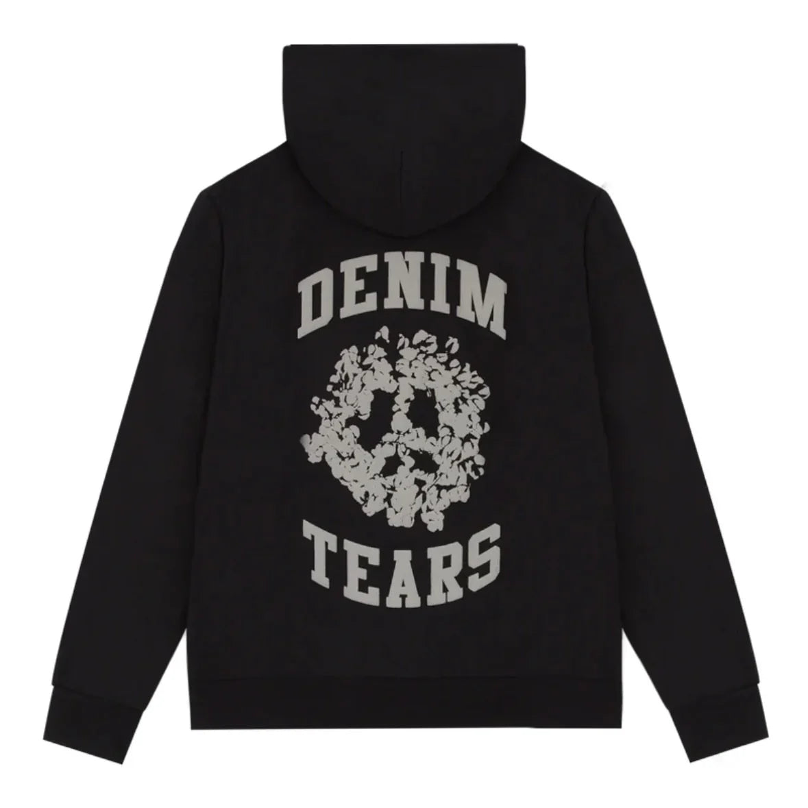 Denim Tears Black University Zip Up Hoodie
