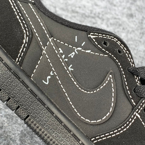 (KIDS) Travis Scott x Air Jordan 1 Low OG SP 'Black Phantom'
